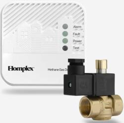 Homplex Kit detector gaz metan Homplex HD300 PRO + electrovalva Madas (HD300PRODN20)
