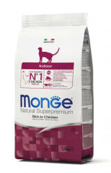 Monge Natural Superpremium Indoor Cat - Pui - 1.5kg