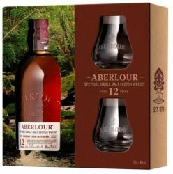 ABERLOUR 12 Years Double Cask Matured Whisky (DD+Pohár) [0, 7L|40%] - diszkontital