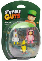 PMI Stumble Guys 3 db-os figuracsomag - Chicken, Meowmer, Banana Guy (SG2020_5)