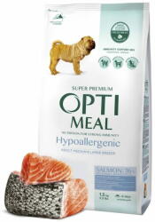 Optimeal hipoallergén száraz kutyatáp lazaccal 1, 5 kg
