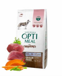Optimeal gabonamentes szárazeledel minden kutyafajta számára DUCK VEGETABLES 1.5kg