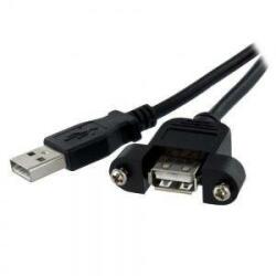 StarTech Cablu Micro USB Startech USBPNLAFAM3 90 cm Negru