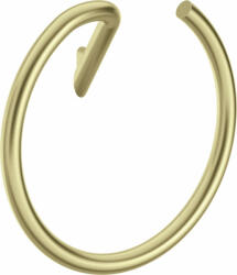 Deante Silia falra szerelhető kerek törölköző tartó, szálcsiszolt arany ADI_R611 (ADI_R611)