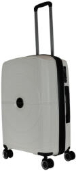 Benzi BZ5711 fehér 4 kerekű bővíthető közepes bőrönd (BZ5711-M-feher)