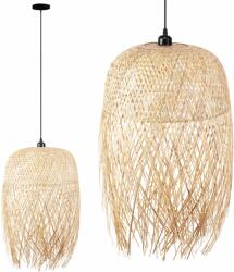 Toolight Szerszámlámpa BOHO, mennyezeti lámpa 1xE27 APP1327-1CP, természetes barna, OSW-05678 (OSW-05678)