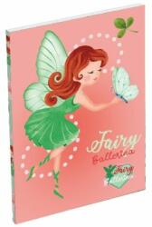 Lizzy Card Notesz LIZZY CARD A/7 papírfedeles Fairy Ballerina Dance (20997)