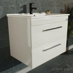 TMP cabinets VIVA 100 fali függesztett fürdőszobabútor 100 cm Sanovit Atria 9100 porcelán mosdókagylóval