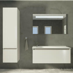 TMP cabinets TROYA100 fali fürdőszobabútor Akrivit öntött márvány mosdókagylóval 100 cm