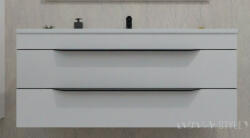 TMP cabinets VOX 100 fehér fali függesztett fürdőszobabútor 100 cm műmárvány mosdókagylóval