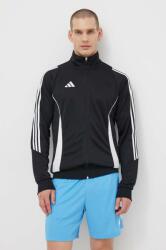 Adidas edzős pulóver Tiro 24 fekete, nyomott mintás, IJ9959 - fekete M