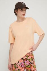Roxy pamut póló Essential Energy női, narancssárga, ERJKT04130 - narancssárga XS