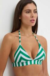 Superdry bikini felső zöld, enyhén merevített kosaras - zöld L - answear - 19 990 Ft