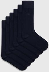 Calvin Klein zokni 6 pár sötétkék, férfi, 701220505 - sötétkék 43/46