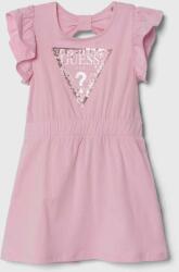 Guess gyerek ruha rózsaszín, mini, harang alakú - rózsaszín 113-118 - answear - 15 990 Ft