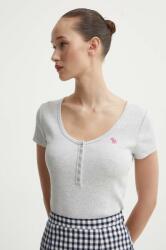 Abercrombie & Fitch t-shirt női, szürke - szürke XS - answear - 14 990 Ft