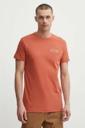 MAMMUT t-shirt Massone narancssárga, férfi, nyomott mintás - narancssárga M