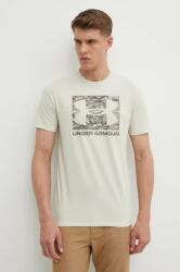 Under Armour t-shirt bézs, férfi, nyomott mintás - bézs XXL
