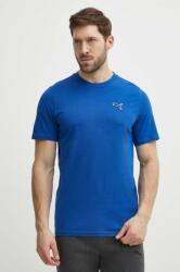 PUMA pamut póló BETTER ESSENTIALS sötétkék, férfi, sima, 675977 - sötétkék S