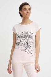 Lauren Ralph Lauren t-shirt női, rózsaszín, 200933300 - rózsaszín L