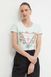 Guess t-shirt női, türkiz, W4GI24 J1314 - türkiz XS