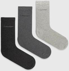 Calvin Klein zokni 3 pár szürke, női, 701226676 - szürke Univerzális méret