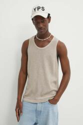 Abercrombie & Fitch t-shirt bézs, férfi - bézs L - answear - 14 990 Ft
