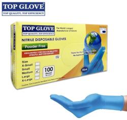 Manusi Nitril Albastre Top Glove (100-TG-S)