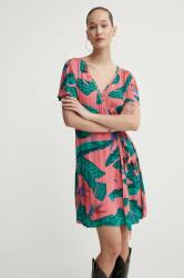 Superdry ruha rózsaszín, mini, harang alakú - rózsaszín M - answear - 25 990 Ft