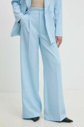 Answear Lab nadrág női, magas derekú széles - kék L - answear - 28 990 Ft