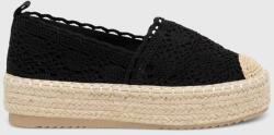 Answear Lab espadrilles fekete, platformos - fekete Női 36 - answear - 7 690 Ft