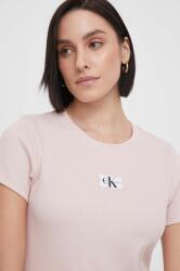 Calvin Klein Jeans t-shirt női, rózsaszín - rózsaszín XS