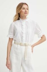 Ralph Lauren pamut ing női, állógalléros, fehér, regular, 211935147 - fehér 40