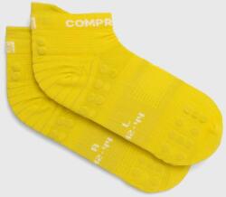 Compressport zokni Pro Racing Socks v4.0 Run Low XU00047B - sárga 45/48