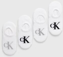 Calvin Klein Jeans zokni 4 pár fehér, női, 701229678 - fehér Univerzális méret