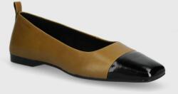 Vagabond Shoemakers bőr balerina cipő DELIA zöld, 5707-062-24 - zöld Női 41
