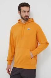 PUMA pamut melegítőfelső narancssárga, férfi, nyomott mintás, kapucnis, 625036 - narancssárga XL