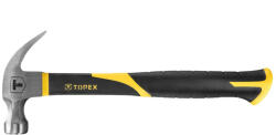 TOPEX Szeghúzó kalapács 450g üvegszálas nyél gumi markolat (TOP02A850)