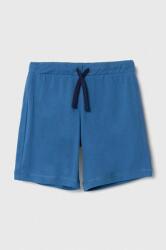 United Colors of Benetton gyerek pamut rövidnadrág állítható derekú - kék 150 - answear - 5 590 Ft