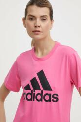adidas pamut póló női, rózsaszín, IR5413 - rózsaszín XS