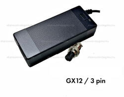  Töltő 42V 3.0A GX12-3P - elektromos rollerhez