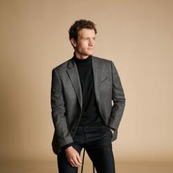 Charles Tyrwhitt Herringbone Wool Texture Jacket - Classic fit | 56 | Standard