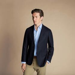 Charles Tyrwhitt Unstructured Wool Twill Jacket - Slim fit | 48 | Rövidített