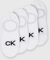 Calvin Klein zokni 4 pár fehér, női, 701220509 - fehér Univerzális méret