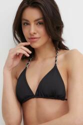 MICHAEL Michael Kors bikini felső STRING BIKINI TOP fekete, enyhén merevített kosaras, MM7M039 - fekete XS