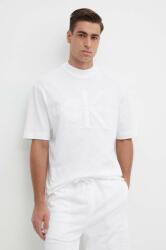 Calvin Klein Jeans t-shirt bézs, férfi, nyomott mintás, J30J325210 - bézs XXL