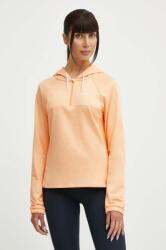 Roxy futós felső Pure Pursuit narancssárga, sima, kapucnis, ERJKT04133 - narancssárga S