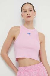 Hugo Blue top női, rózsaszín - rózsaszín M - answear - 16 090 Ft