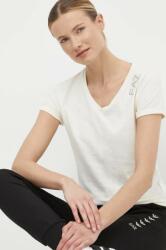 EA7 Emporio Armani t-shirt női, bézs - bézs S