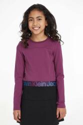 Calvin Klein gyerek hosszúujjú lila - lila 104